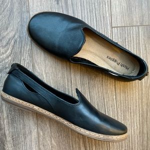 🆕 HUSH PUPPIES Leather Slip-Ons